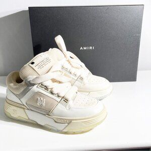 Amiri "MA-1" sneakers in mesh and two-tone leather size 41